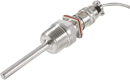 Vista 8 de PT100 Termopar Sensor de Temperatura Sonda 1/2" Conector de rosca NPT con 3 cables Cable de 2M, -58~572°F (-50~572.0 °F)