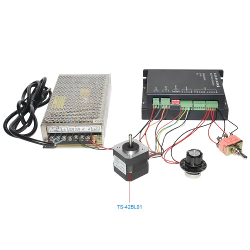 Vista 3 de Diámetro 1.654 in BLDC 24V 5000rpm sin escobillas 3 fase pequeño motor de CC para bricolaje