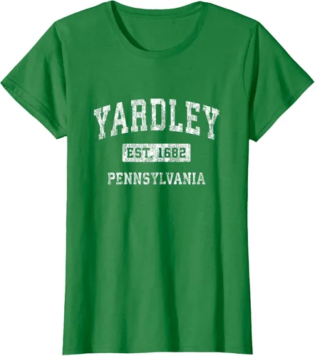 Vista 38 de Yardley Pennsylvania PA - Camiseta de manga corta, diseño deportivo