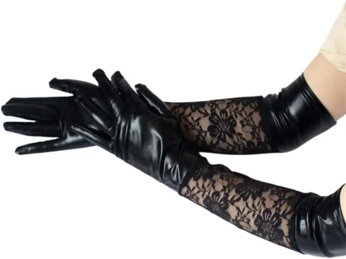 Vista 24 de Guantes de encaje de muchos estilos para mujeres o niñas Manga de brazo ahuecada años 80