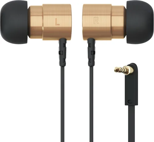 Vista 6 de Symphonized Auriculares de metal con cable con micrófono, auriculares intrauditivos con control remoto para computadora, computadora portátil