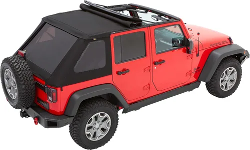 Vista 13 de Bestop 56853-35 - Toldo Trektop Black Diamond para Jeep Wrangler JK Unlimited de 4 puertas 2007-2018