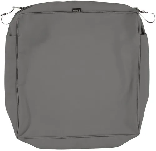 Vista 26 de Classic Accessories - Funda de cojín Montlake para banca de patio, Gris Heather Gris jaspeado