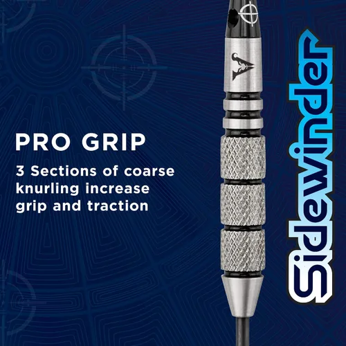 Vista 9 de Viper Sidewinder 80% tungsteno punta de acero dardos