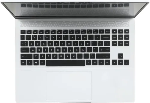 Vista 3 de Funda de silicona para teclado compatible con HP OMEN 16.1" 16t-wf000 16-wf0097nr 16-wd0063dx 16z-xf0000 16-xf0033dx 16-xf0087nr 16z-xd000
