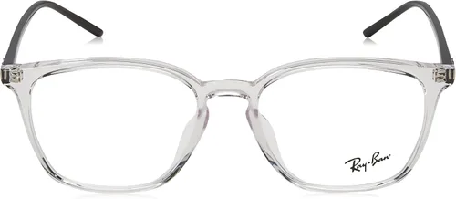 Vista 2 de Ray-Ban RX7185f Low Bridge Fit Square Prescription Eyeglass Frames