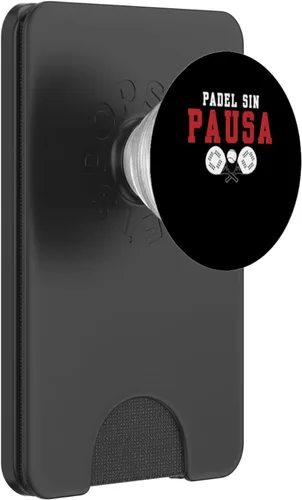 Vista 7 de Padel Sin Pausa Pádel Paleta PopSockets Adhesivo PopGrip