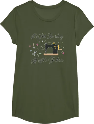 Vista 86 de It's Not Hoarding If Its - Camiseta de costura para acolchado, Blanco, S