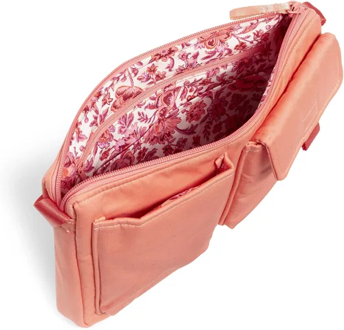 Vista 2 de Bolso cruzado pequeño de algodón para mujer