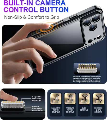 Vista 216 de Temdan - Funda impermeable diseñada para iPhone 12, protector de pantalla y cámara integrado IP68 bajo el agua, cuerpo completo, a prueba de caídas