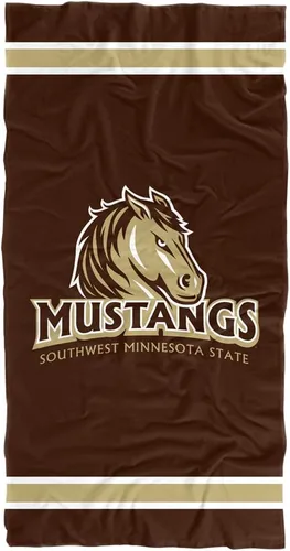 Vista 199 de LOGOVISION Manta Abilene Christian University, 30 x 60 pulgadas, logotipo primario CottonFront/PolyBackBeachTowel