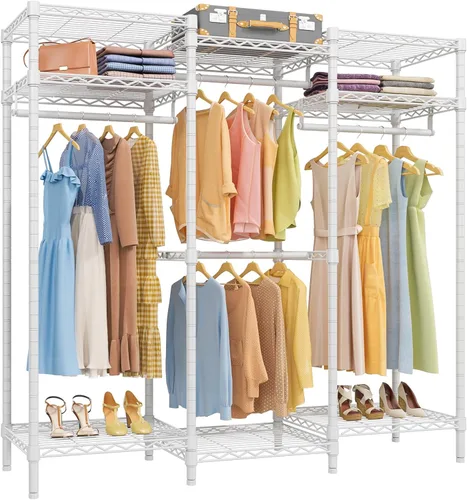 Vista 10 de VIPEK V5i Perchero de Ropa Armarios de Dormitorio Organizador de Closet Independiente, Closet Guardarropa Portátil Perchero de Ropa Resistente con 8