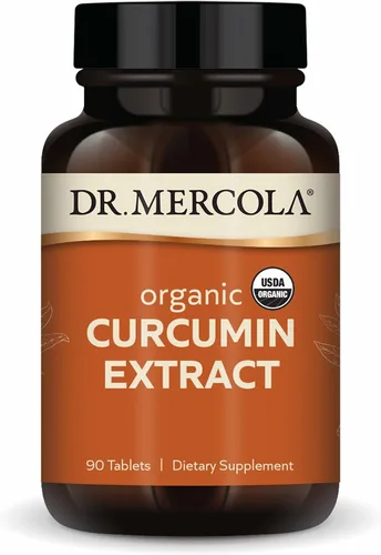 Vista 7 de Dr. Mercola Extracto de curcumina orgánico - Apoya la salud celular y la actividad antioxidante - Curcuminoides micronizados - Sin pimienta negra