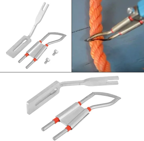 Vista 4 de Cuchillo caliente eléctrico, herramienta de corte de acero de aleación, liso para correa tejida plástica de la cuerda de la tela de nylon