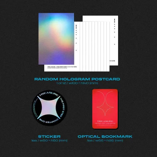 Vista 5 de YG Entertainment Idol Goods Fan Products YG Select Treasure 1st Single Album [The First Step : Chapter One] (negro)