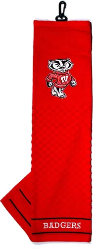 Vista 43 de Team Golf NCAA Texas A&M Aggies Toalla de golf bordada, diseño a cuadros y logotipo bordado