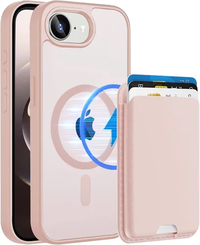 Vista 92 de Funda magnética para iPhone 12 Pro Max, cartera magnética desmontable con soporte para tarjetas, [compatible con MagSafe] grado militar, a prueba