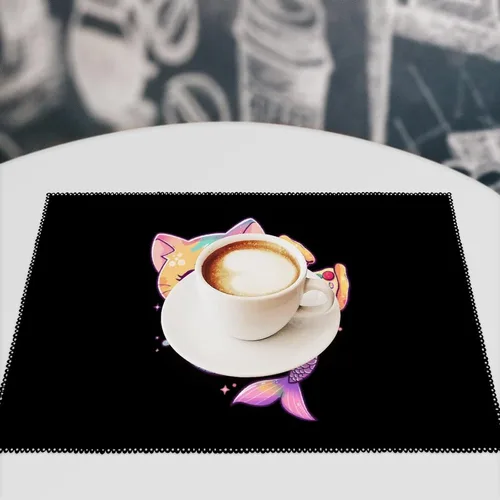 Vista 7 de Juego de 6 manteles individuales resistentes y lavables para decoración de mesa de cena y fiesta