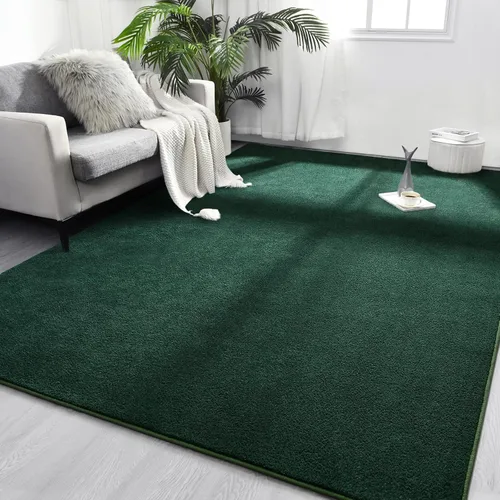 Vista 14 de FlyDOIT Alfombras redondas para dormitorio, sala de estar, 4 x 4, color negro, súper suaves, cómodas, gruesas, de espuma viscoelástica, alfombra