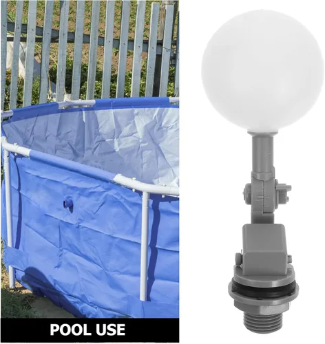 Vista 7 de 2pcs Adjustable Plastic Float Valve 1/2 Inch Reservoir Water Level Control Valve Automatic Shut off Float for Tank and Small Pools