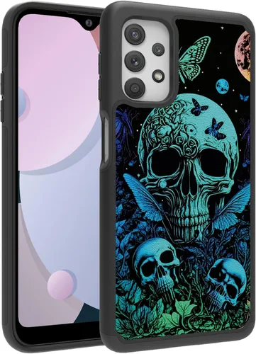 Vista 22 de Funda diseñada para Samsung Galaxy A32 (6.5 pulgadas), funda duradera para teléfono para niña bebé, negra, firmada para Galaxy A32 5G, funda Bebé