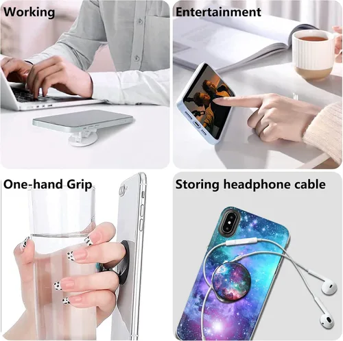 Vista 4 de Soporte De Teléfono Celular Plegable Expandiendo Zócalos De Teléfono Titular De Agarre De Dedo Para Smartphone