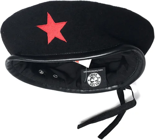 Vista 2 de Che Guevara Store - Boina militar negra con estrella roja