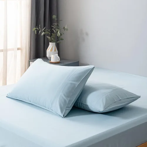 Vista 18 de Bella Coterie - Juego de fundas de almohada de bambú de lujo de tamaño estándar, 100% viscosa de bambú cultivada orgánicamente, ultra suave, Negro