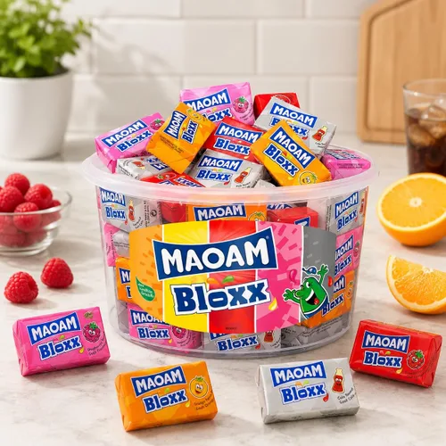 Vista 3 de Maoam Cubos, 50 piezas