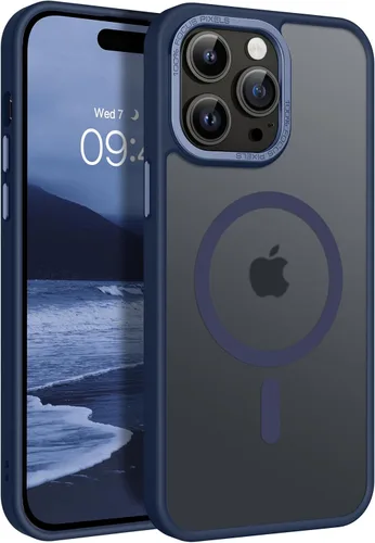 Vista 24 de BENTOBEN Funda magnética para iPhone 14 Pro [compatible con Magsafe] translúcida mate 14 Pro, delgada, a prueba de golpes, para mujeres, hombres