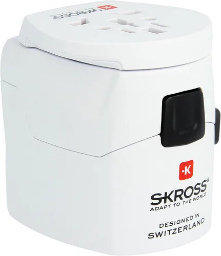 Vista 6 de Skross Pro+ Swiss Design Adaptador para viajes, con 3 polos., Blanco, 1.103110, 693watts