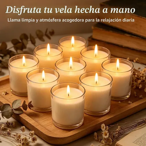 Vista 5 de Mechas para velas, mechas de vela para hacer velas, 6 pulgadas, 100 piezas, mecha de algodón preencerada con pestañas