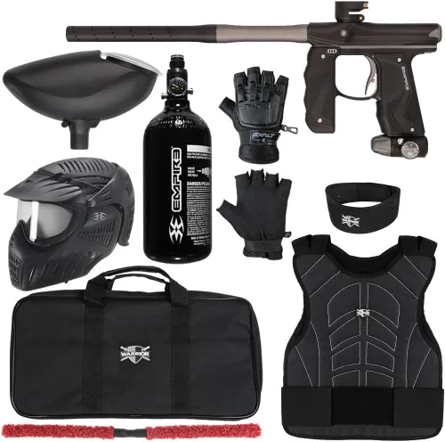 Vista 4 de Action Village Empire Mini GS TP Level 2 Kit de pistola de paintball protector