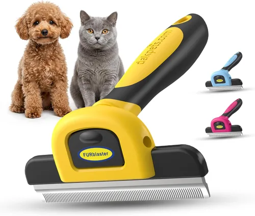 Vista 9 de Cepillo DarkPets para gatos y perros para animales pequeños, medianos y grandes, con pelo corto a largo Reduce drásticamente el desprendimiento