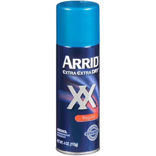 Vista 13 de Arrid XX Extra Extra Dry desodorante antitranspirante en aerosol, Regular 4 onzas.