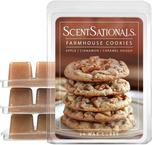 Vista 9 de Scentsationals Fragancia perfumada para derretir – Nube de algodón de azúcar, paquete de cubos de cera, tarta calentadora para el hogar, barra