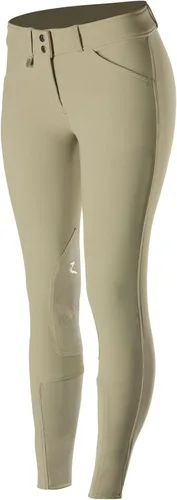 Vista 5 de HORZE Grand Prix - Pantalones clásicos Hunter con parche hasta la rodilla para mujer
