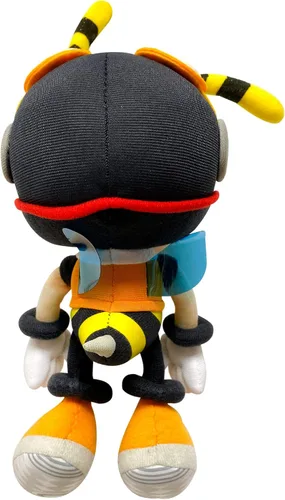 Vista 2 de GE Animation GE52680 Eastern Sonic The Hedgehog Charmy - Peluche de 8.5 pulgadas de alto, multicolor