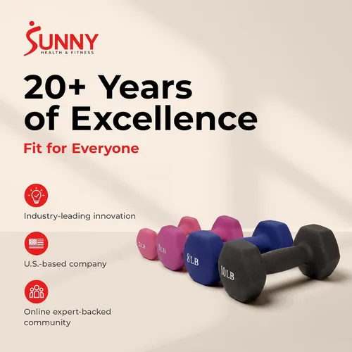 Vista 9 de Sunny Health & Fitness - Mancuerna de neopreno.