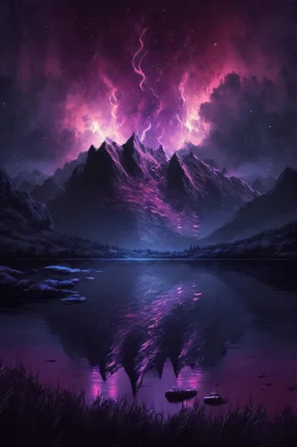 Vista 9 de Kits de pintura de diamantes de paisaje, montañas después de la lluvia, kit completo de punto de cruz de cristal redondo para adultos y niños