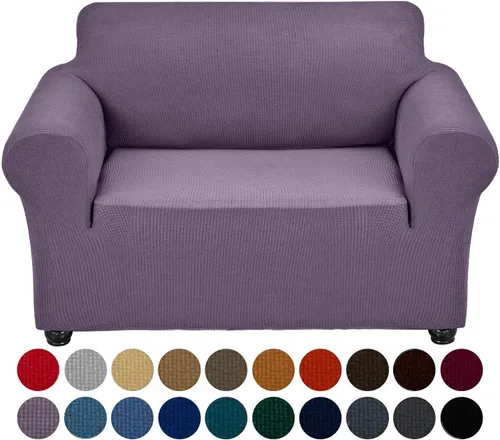 Vista 49 de Joccun Funda Elástica para Silla Sofá, Funda de Sofá de 1 Pieza Tela Jacquard de Spandex con Parte Inferior Elástica, Protector de Muebles Lavable