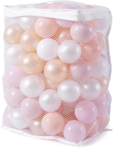 Vista 31 de Bolas de pozo de bolas Realhaha 50 100 200 500 Bolas de juego de plástico para bebés, niñas, niños pequeños, tienda de campaña, piscina, sala