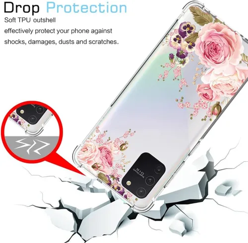 Vista 7 de Funda para Galaxy S10 Lite, SM-G770F Linda funda, transparente y flexible parachoques TPU suave goma silicona funda para teléfono para Samsung