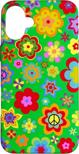 Vista 23 de Bloom Daisy Flower Hippie Flower Power Case for iPhone 17