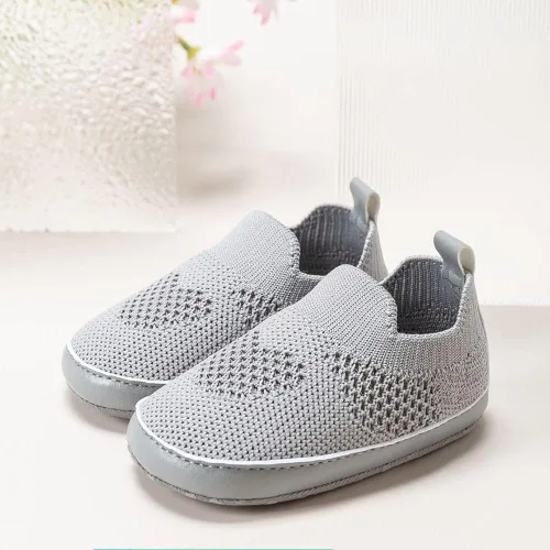 Vista 3 de Clowora Unsex - Zapatos de lona para niños y niñas para recién nacidos antideslizantes suela suave para cuna zapatos casuales para bebés de 3 a 18