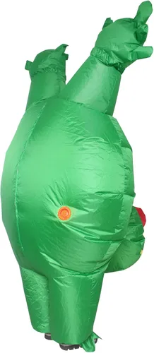 Vista 5 de IRETG Disfraz inflable original al revés para adultos, divertido disfraz inflable para fiesta, juego familiar