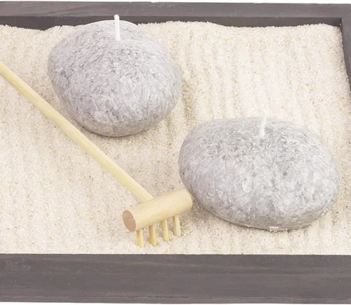 Vista 8 de EXCEART Juego de 8 mini rastrillos de jardín zen de bambú para meditación y mesa de arena, decoración de jardín, herramientas de mano