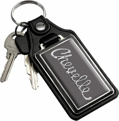 Vista 8 de Brotherhood Car Key Chain for Chevelle - Classic Models Keychain for Men and Women