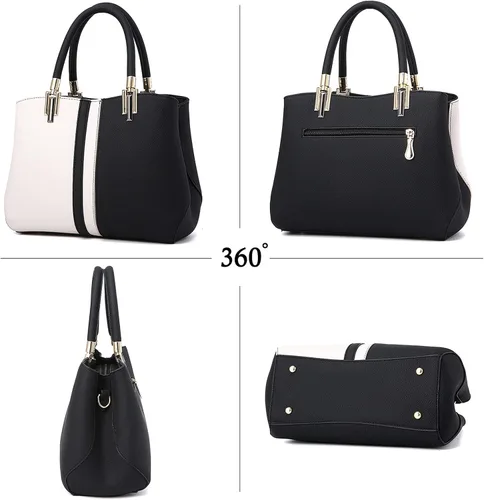 Vista 5 de FANDARE Elegante bolso de mano para mujer, impermeable, de piel sintética