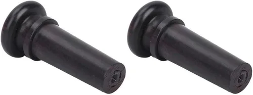 Vista 6 de Pasador de cola de violín, 2 piezas de azufaifo de madera de violín para instrumentos musicales